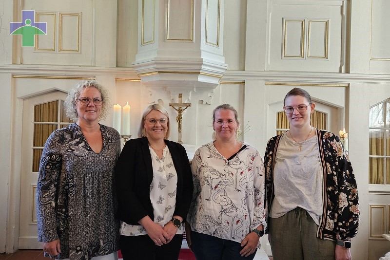 Daniela Krutzki-Mahler, Tatjana Friebe, Christina Schetter und Anna-Lena Zimmermann